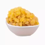 golden raisins in a bowl