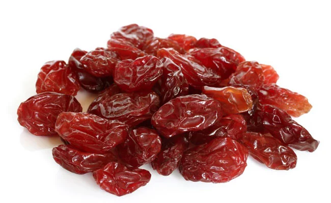 The picture shows red (flame) raisins.