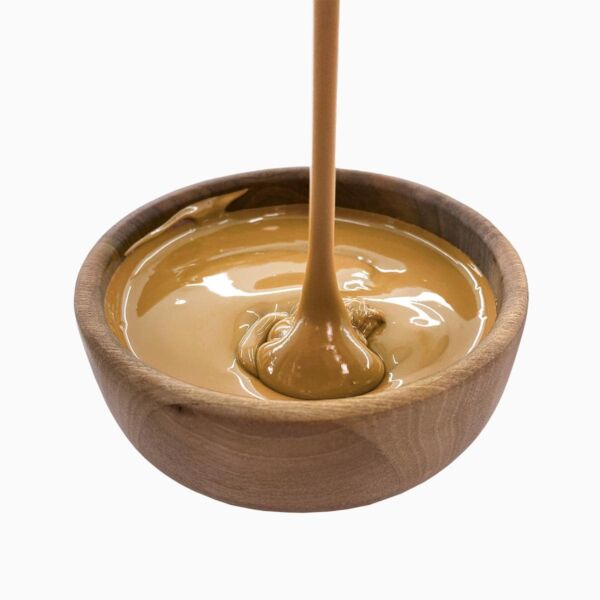 wild almond paste pouring