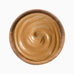 wild almond paste in a bowl