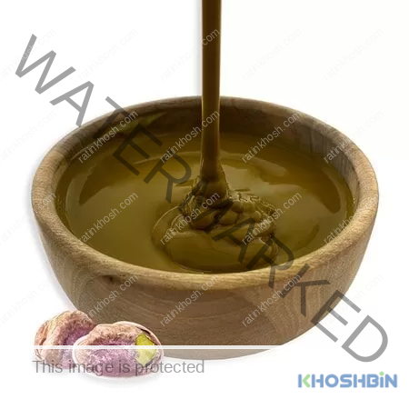 brown pistachio paste