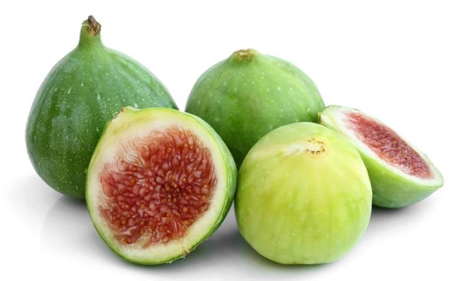 all-green-types of figs known as Kadota figs.