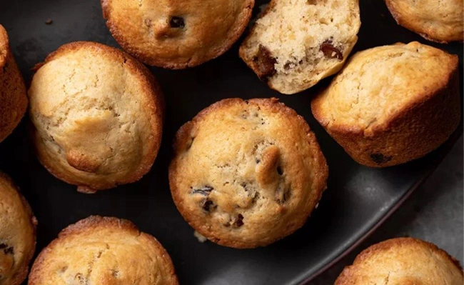 Chopped Dates create a sweeter and dotted look in muffins.