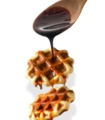 date syrup smearing cookies