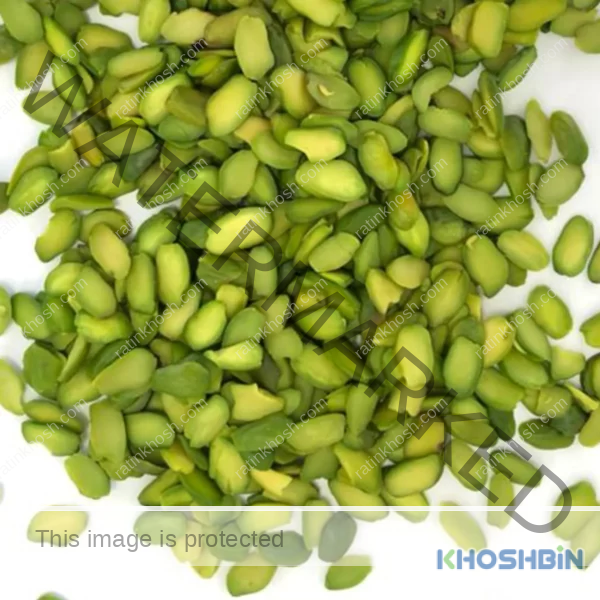 A mass of psitachio flakes