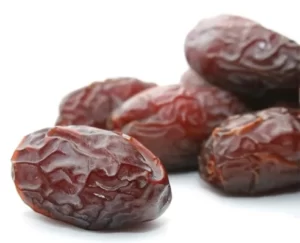 The picture gives information about Date fruits (medjool Date)