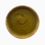 Brown pistachio paste from a top view