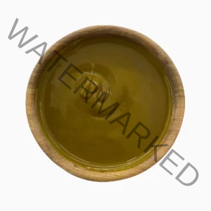 Brown pistachio paste from a top view