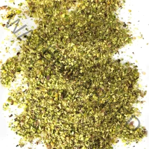 Regula pistachio powder from a top view