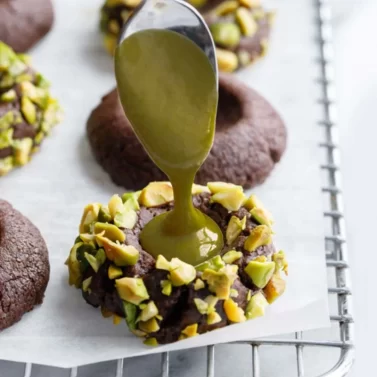baking cookie with Green Pistachio Paste